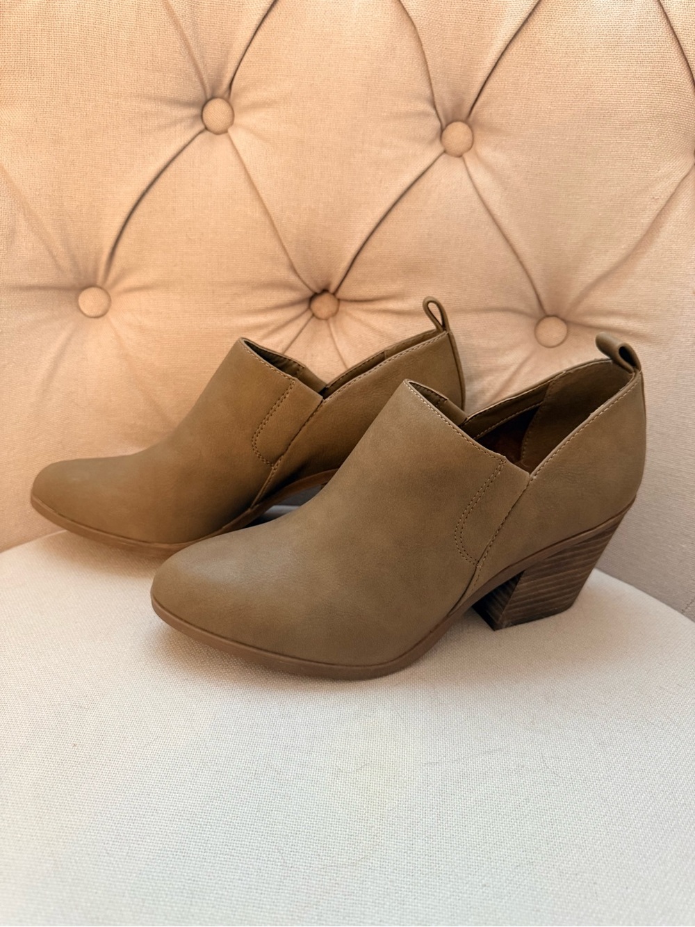 Xappeal Ankle Booties Brown - block heel